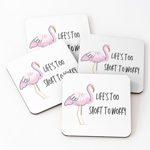 Item preview, Life's too Short Flamingo designed and sold by RueBennet.