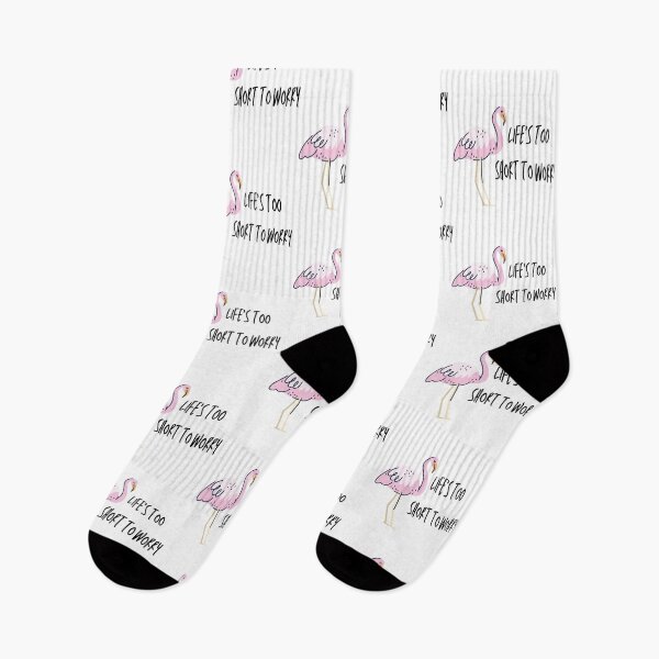 Item preview, Life's too Short Flamingo designed and sold by RueBennet.