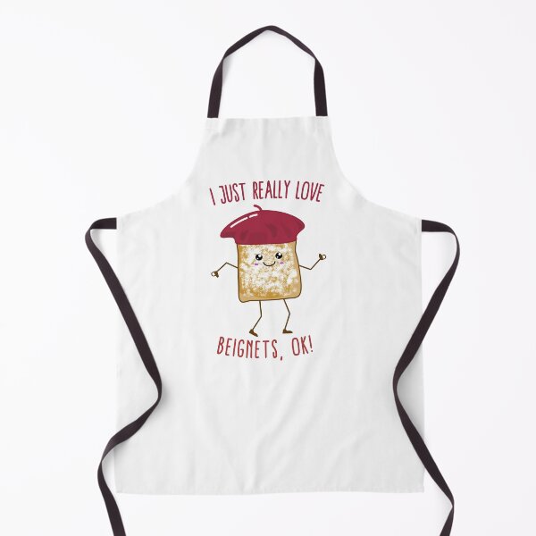 Item preview, I Just Really Love Beignets, OK! Cute Kawaii Beignet designed and sold by Kawaiindoodle.