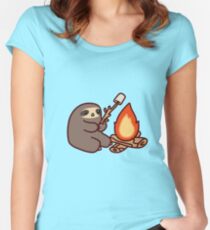 Camiseta entallada de cuello redondo Campfire Sloth