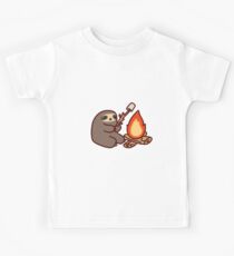 Camiseta para niños Campfire Sloth