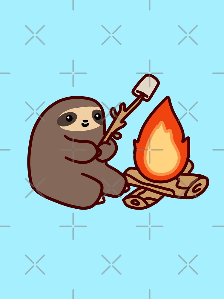 Campfire Sloth by SaradaBoru