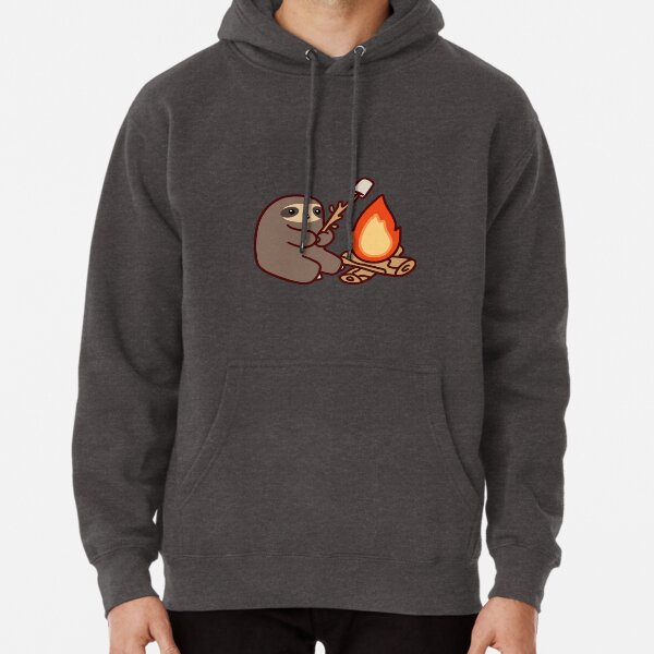 Campfire Sloth Pullover Hoodie
