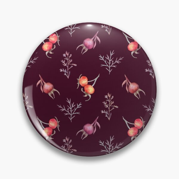 Item preview, Rosehip on burgundy  designed and sold by Flowersforbear.