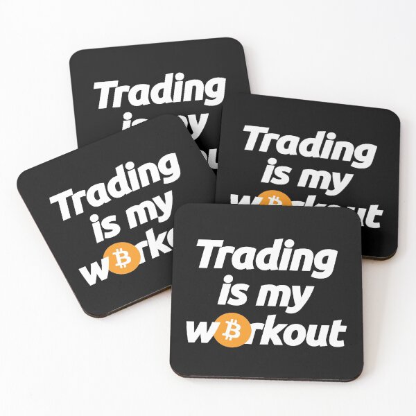 Item preview, Bitcoin Trading is my New Workout - Crypto Btc Blockchain Love Currency Quote designed and sold by elhefe.
