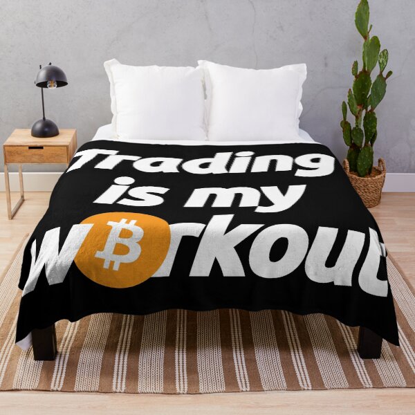 Item preview, Bitcoin Trading is my New Workout - Crypto Btc Blockchain Love Currency Quote designed and sold by elhefe.
