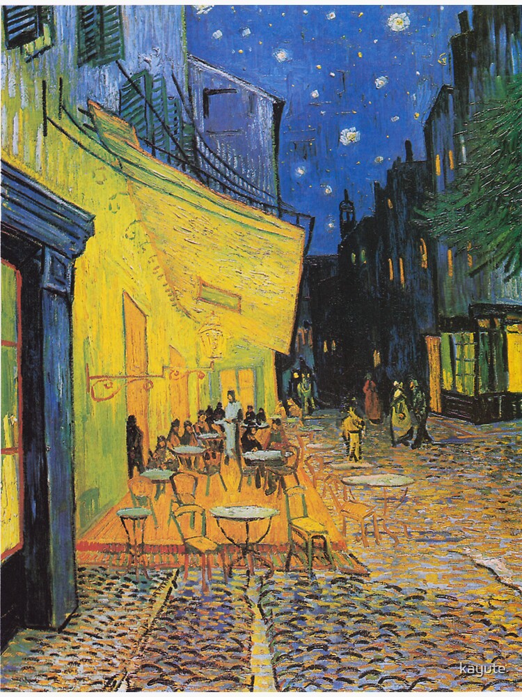 Cafe Terrace at Night - Vincent Van Gogh by kayute