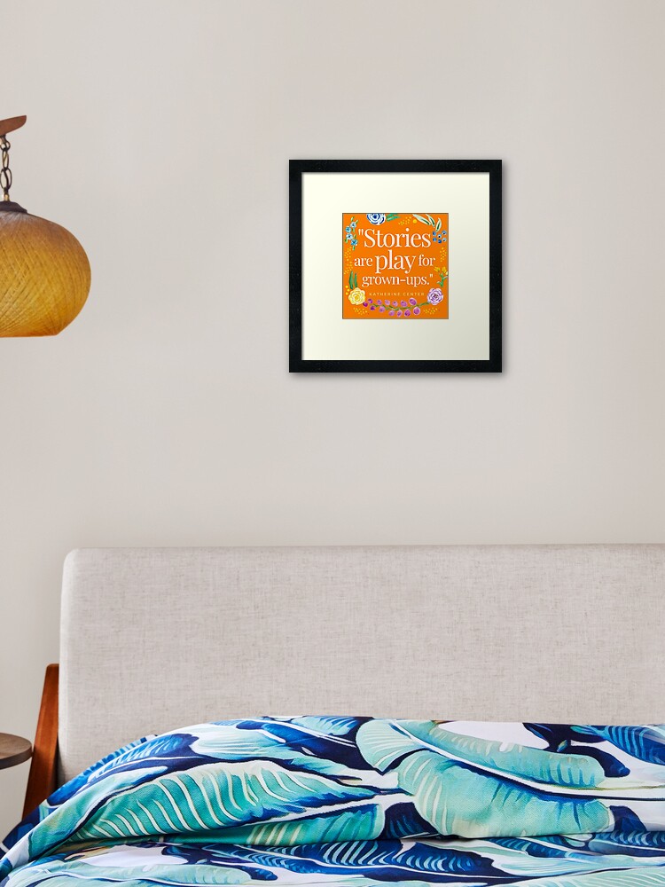 Thumbnail 2 of 7, Framed Art Print, PLAY FOR GROWNUPS designed and sold by KatherineCenter.