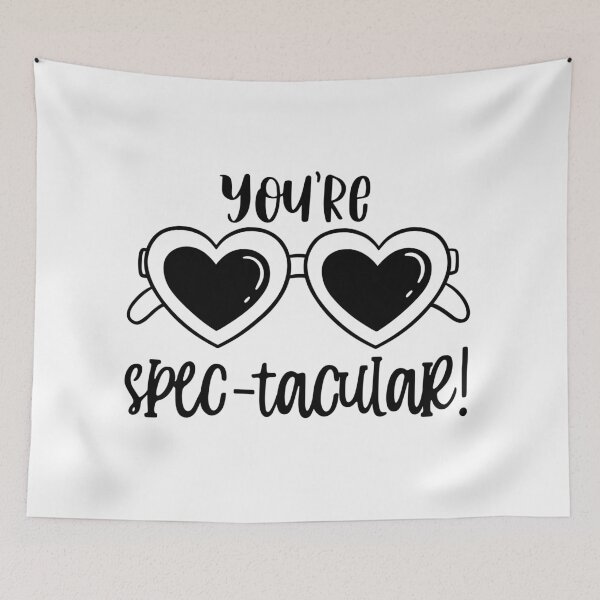 Item preview, You're Spec-tacular Spectacular Funny Cute Valentine Pun designed and sold by MiscelChr.