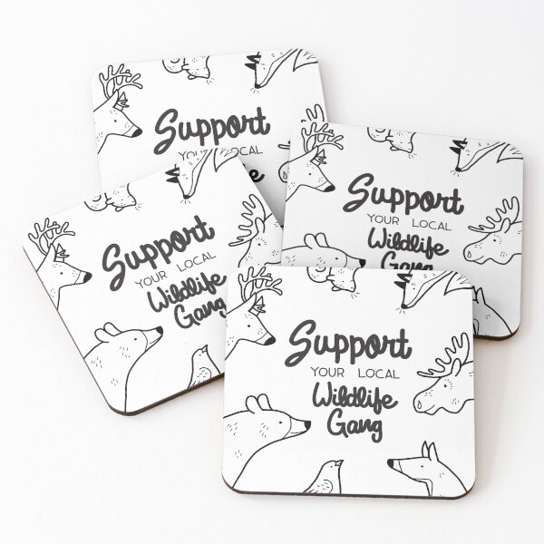 Item preview, Support Your Local Wildlife Gang designed and sold by Amy Bouchard.