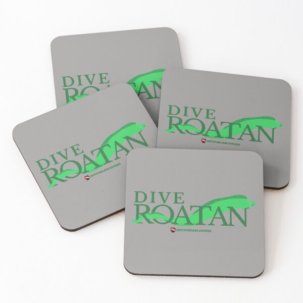 Item preview, Dive Roatan Green Moray Eel with Green Font designed and sold by BottomlessDiver.