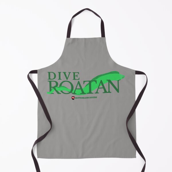 Item preview, Dive Roatan Green Moray Eel with Green Font designed and sold by BottomlessDiver.