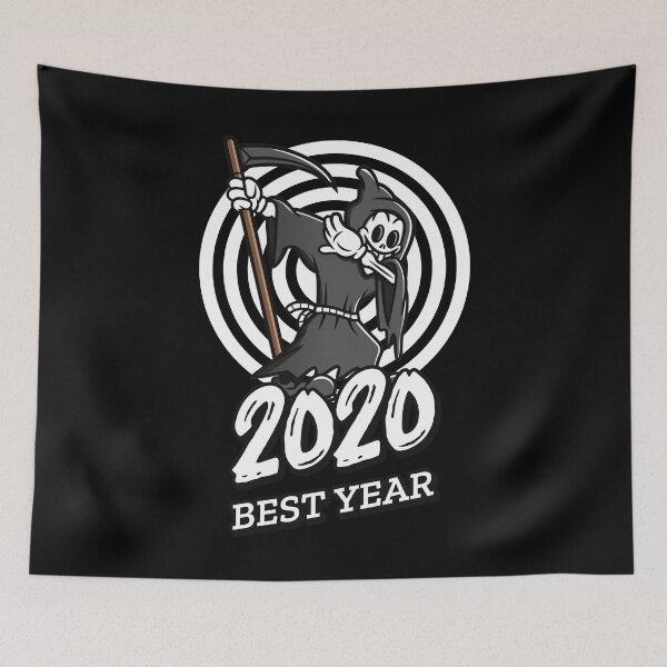 Item preview, dabbing grim reaper - 2020 best year black humor designed and sold by ZenCloak.