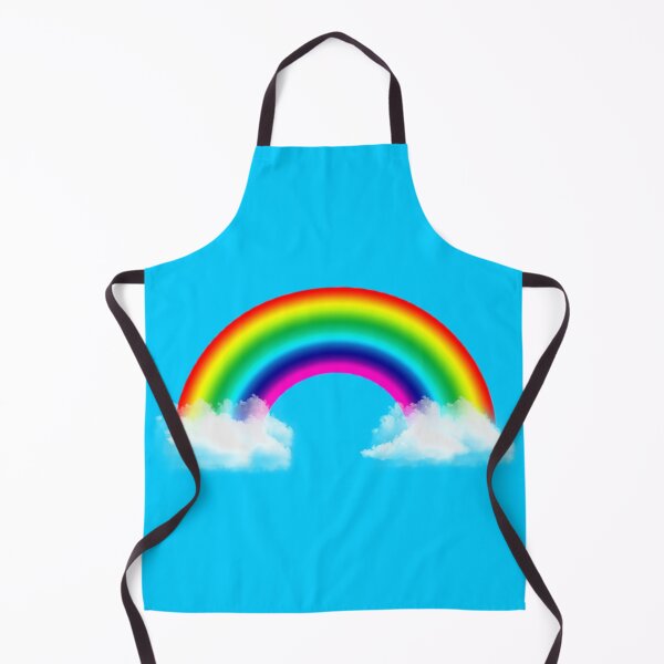 Item preview, Rainbow with realistic bright clouds designed and sold by Handstand365.