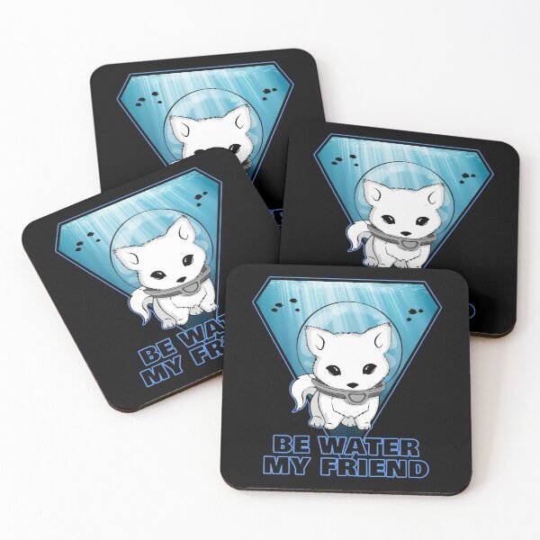 Item preview, Be water my friend designed and sold by NicGrayGraphic.