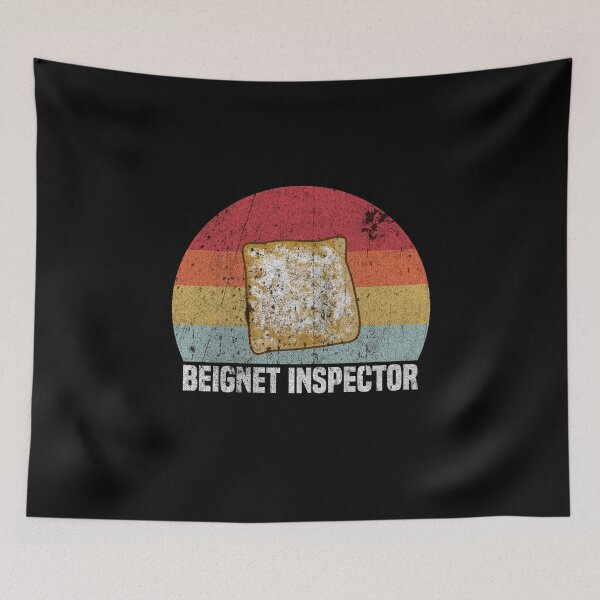 Item preview, Beignet Inspector Retro Vintage Beignet Lover designed and sold by Kawaiindoodle.