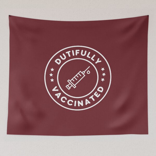 Item preview, Dutifully Vaccinated #9 designed and sold by SalahBlt.