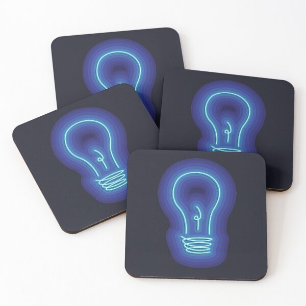 Item preview, Blue Neon Light Bulb designed and sold by katehallGD.
