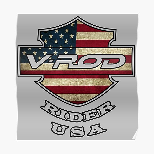 V Rod Rider USA Poster