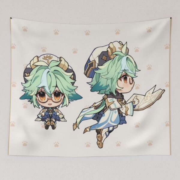 Item preview, Genshin Impact Chibi Childe Cute designed and sold by Modud Moin.