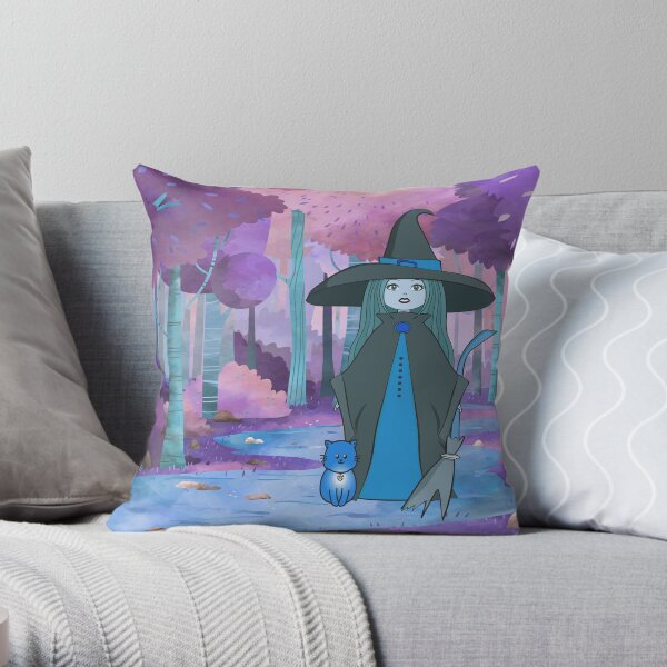 Woodland Witchery Dreamscape Cheeky Witch® Throw Pillow