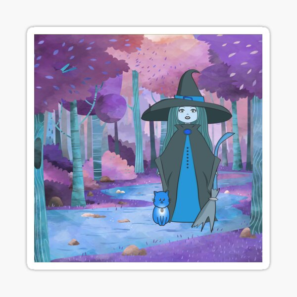 Woodland Witchery Dreamscape Cheeky Witch® Sticker