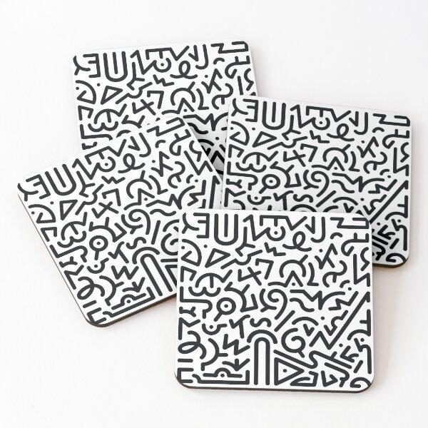 Item preview, line pattern black & white designed and sold by zoemazlin.