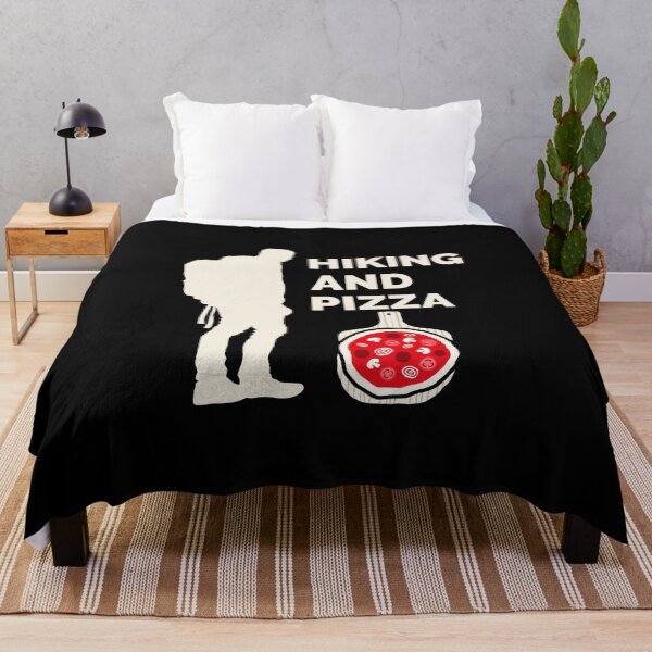 Item preview, hiking and pizza designed and sold by ChaseCoClothing.