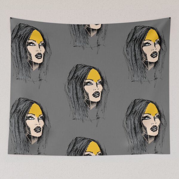 Item preview, Drawing inspired by pop icon Pete Burns of Dead or Alive designed and sold by Francesco Carli.