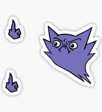 Haunter used Mean Look Sticker