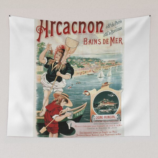 Item preview, retro arcachon bains de mer - 1896 - 48137834226_a36fbb5a09_o designed and sold by plakati.