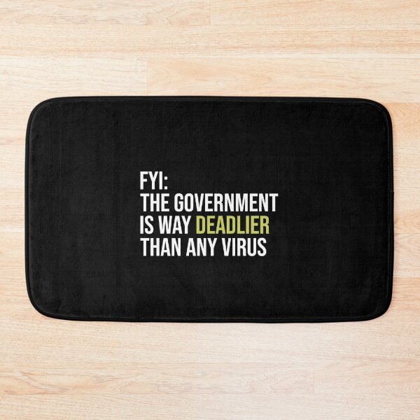 Item preview, FYI the government is way deadlier than any virus designed and sold by LimaChippewa.