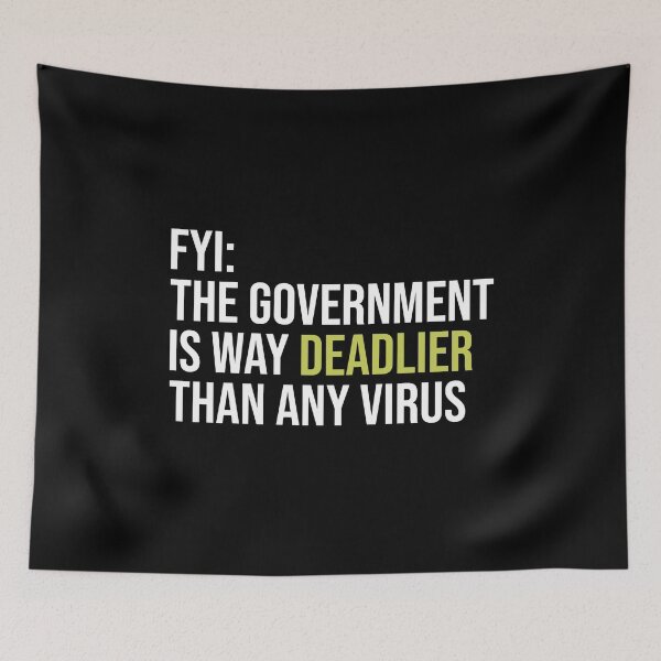 Item preview, FYI the government is way deadlier than any virus designed and sold by LimaChippewa.