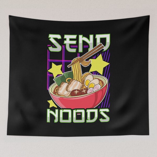 Item preview, Send Noods Anime Noodle Pun Gamer designed and sold by perfectpresents.