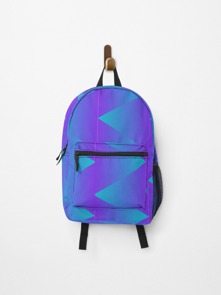 Thumbnail 1 of 3, Backpack, Gradient zigzag pattern designed and sold by afrapaints.
