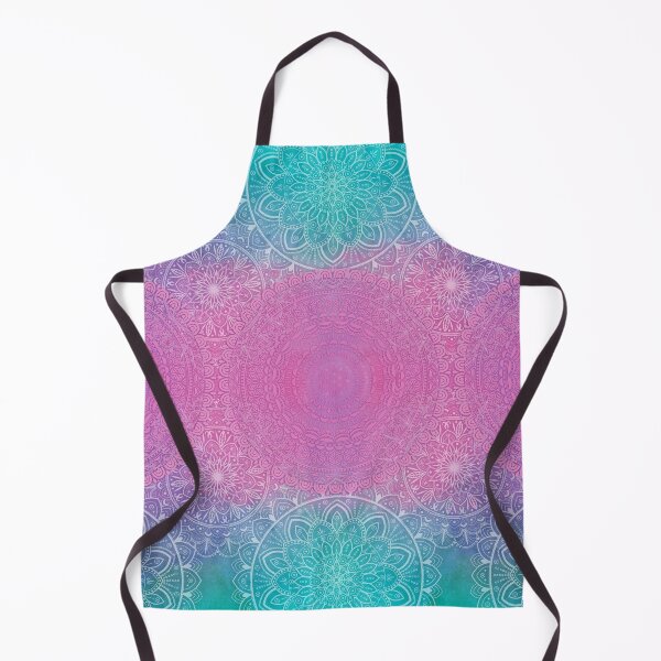 Item preview, Mandala wallpaper pink and blue designed and sold by KreaKat.