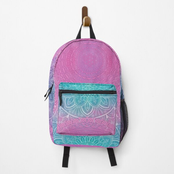 Item preview, Mandala wallpaper pink and blue designed and sold by KreaKat.
