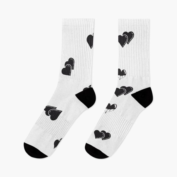 Item preview, Black Hearts Pattern  designed and sold by TimeOfTheFuture.