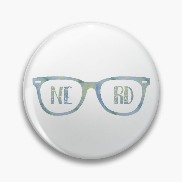 Item preview, Nerd glasses pride watercolor designed and sold by kickingdesigns.