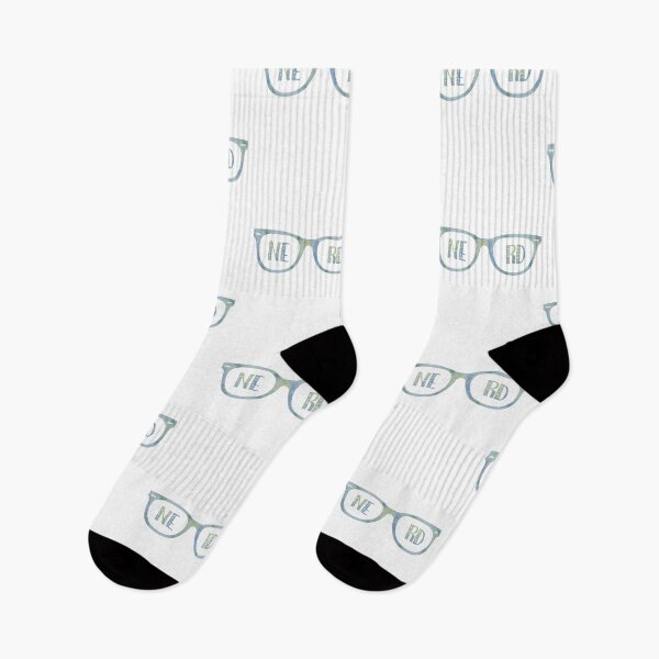Item preview, Nerd glasses pride watercolor designed and sold by kickingdesigns.