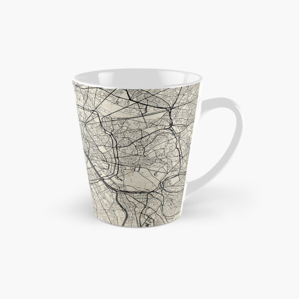 Item preview, Paris France Vintage Street Map With Co-ordinates designed and sold by RossWilson12.