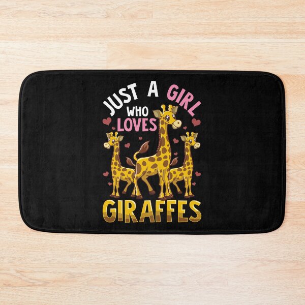 Item preview, Just A Girl Who Loves Giraffes Cute & Funny Fluffy designed and sold by perfectpresents.