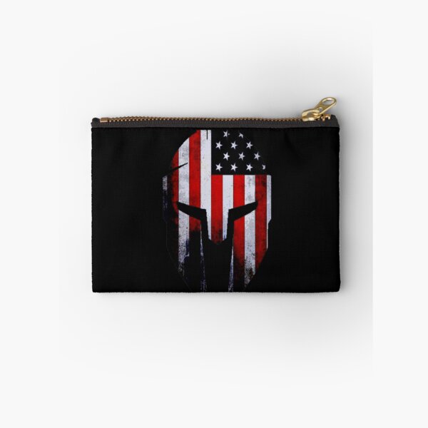 Item preview, US Flag Spartan Helmet designed and sold by FanAuto.
