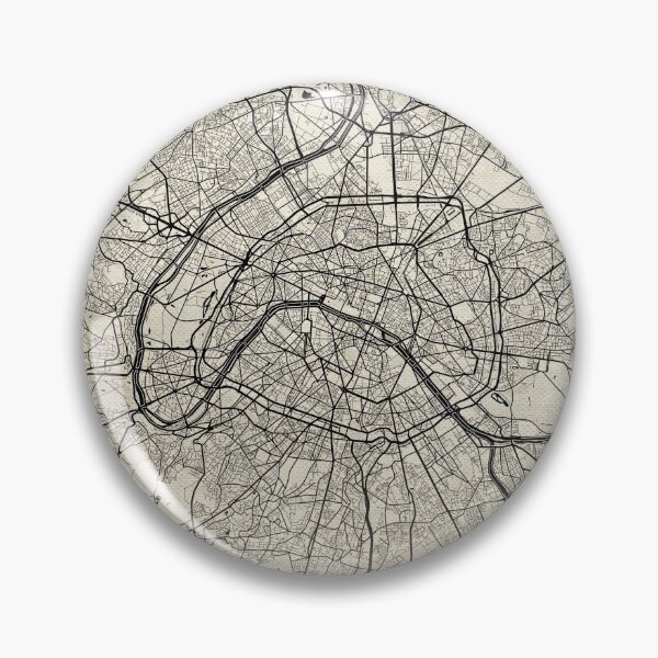 Item preview, Paris France Vintage Street Map With Co-ordinates designed and sold by RossWilson12.