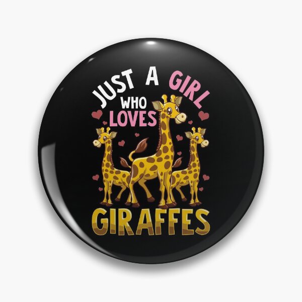 Item preview, Just A Girl Who Loves Giraffes Cute & Funny Fluffy designed and sold by perfectpresents.