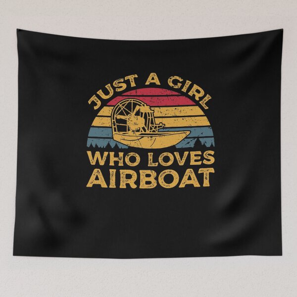 Item preview, Just A Girl Who Loves Airboat  designed and sold by sesa10.