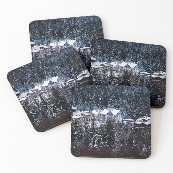 Item preview, Mountain Chalets in the Snow designed and sold by thesnowwhyte.