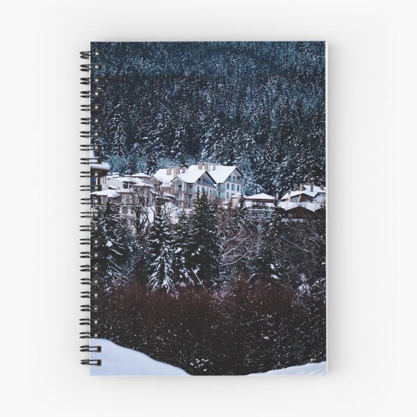 Item preview, Mountain Chalets in the Snow designed and sold by thesnowwhyte.