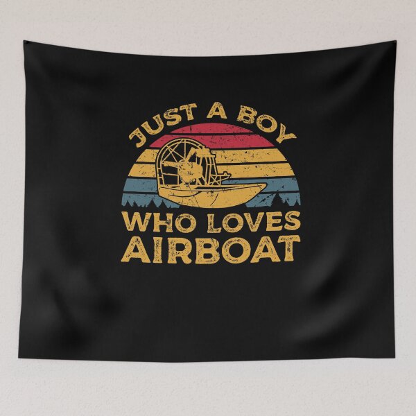 Item preview, Just A Boy Who Loves Airboat designed and sold by sesa10.