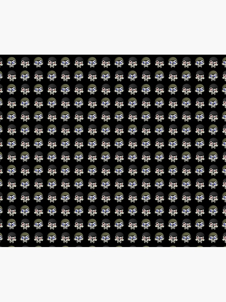 Thumbnail 6 of 6, Comforter, MONSTERGEDDON 42 Skull x 4 designed and sold by MONSTERGEDDON42.